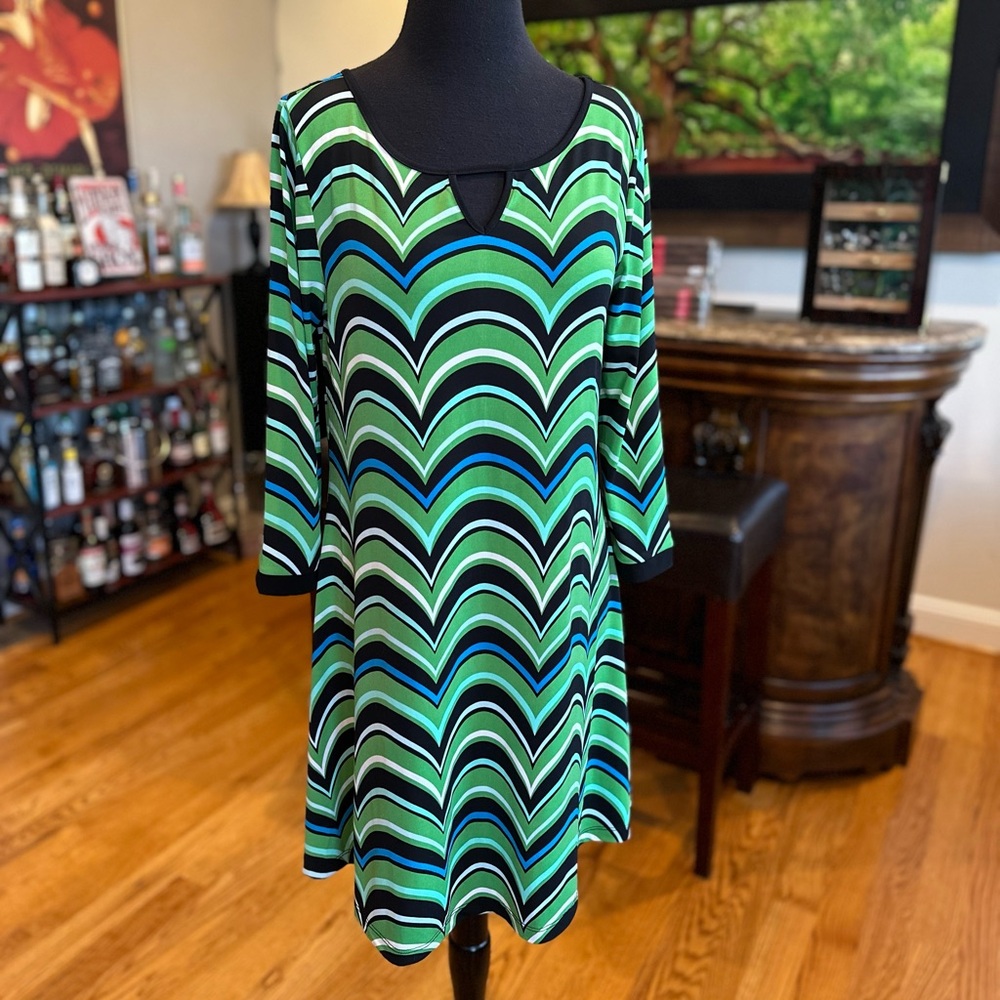 Kaari Blue Print Dress